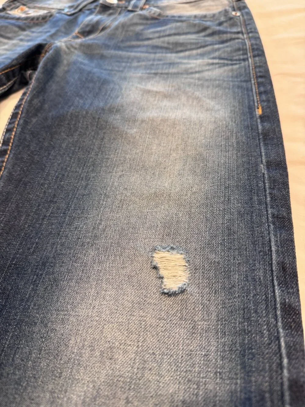 True Religion Men's straight leg denim jeans
